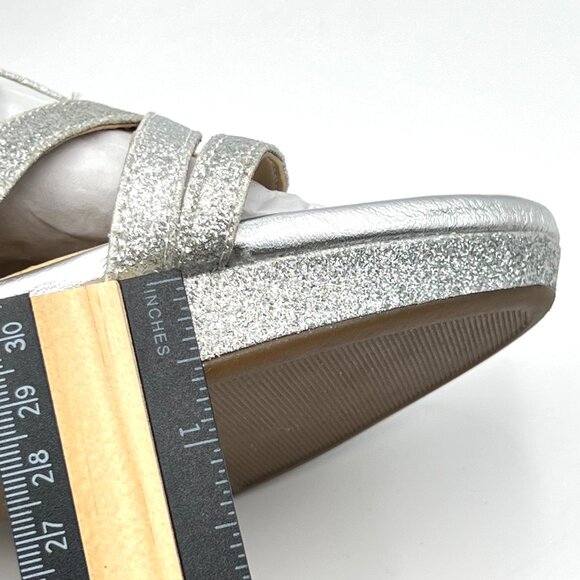 Naturalizer Womens Size 10 10M‎ Baylor Silver Strappy Dress Sandals Heels Shoes - Picture 14 of 14